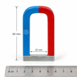 U-Shaped Magnet, Chrome Steel